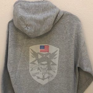 US ARMY HOODIE - CJSOTF Gray Medium